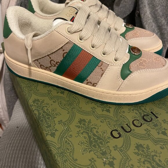 Gucci Women's Screener sneaker SZ 38 - Picture 3 of 6